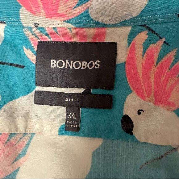 BONOBOS Riviera Cockatoo Print Slim Fit size XXL (a4 - Picture 5 of 10